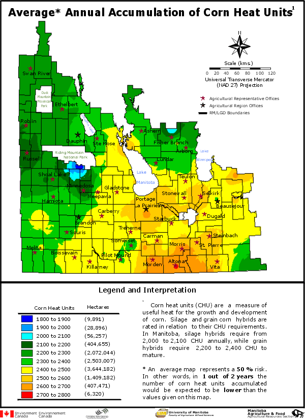 Agricultural Climate of Manitoba Manitoba Agriculture Province of