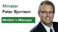 Minister Peter Bjornson - Minister's Message
