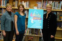Jan Jocelyn with daughter Madison with Minister Nancy Allan