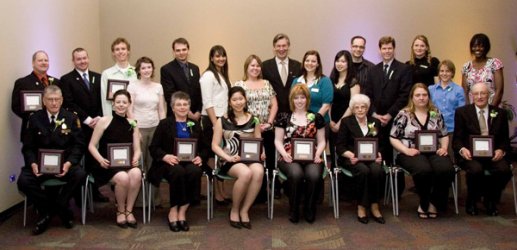 Recipients of the 2008 Premier's Volunteer Service Award