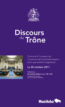 Discours du Tr�ne