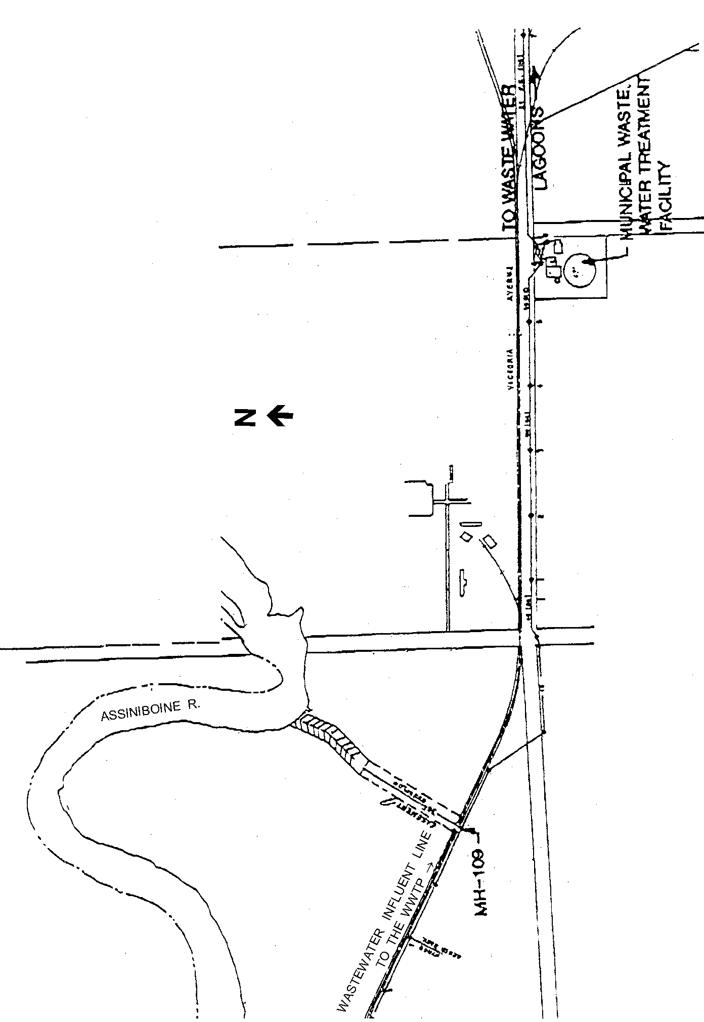 Appendix 'B'-MH-109 on Wastewater Collection System Map (35KB)