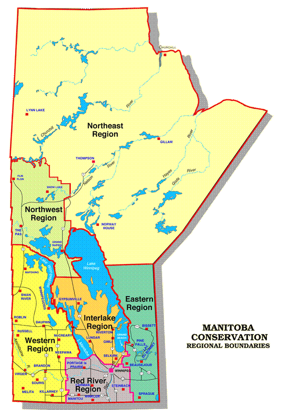 Regional Boundaries Map