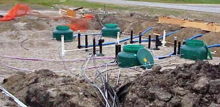 Underground tank installation