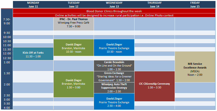 PSW Calendar