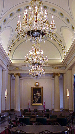 Interior of Speaker's Reception Room (51841 bytes)