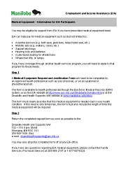 Thumbnail - Fact Sheet, Medical Equipment - Information for EIA Participants