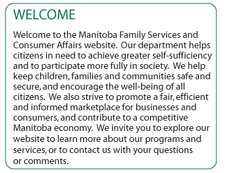 Welcome from the Minister