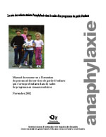 T&eacute;l&eacute;chargez Le soin des enfants atteints d'anaphylaxie dans le cadres d'un programme de garde d'enfants