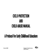Download Child Protection and Child Abuse Manual - A Protocol for Early Childhood Educators
