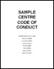 Sample Codes of Conduct Template