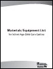 Materials/Equipment List for School Age Child Care Centres