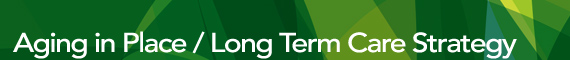 Aging in Place / Long Term Care Strategy