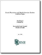 Rural Physician and Health Services Review � Assiniboine Region