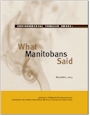 Environmental Tobacco Smoke: What Manitobans Said