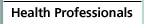 Health Professionals login site