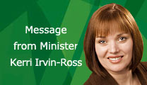 Message du ministre