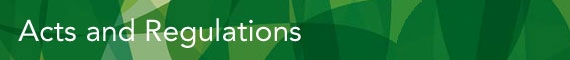 Acts and Regulations