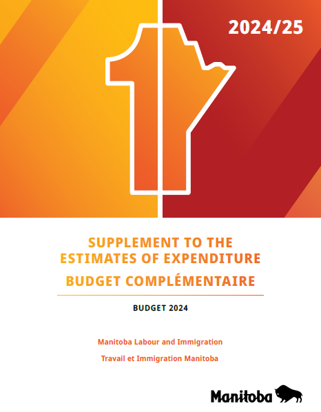 thumbnail of Main Estimates Supplement cover