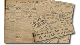 Les journaux au 2 et 4 novembre 1918