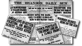 Les journaux au 5 novembre 1918