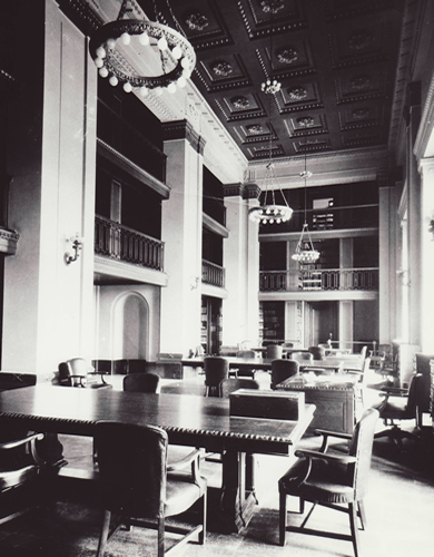 Legislative Building Reading Room (ca. 1920)