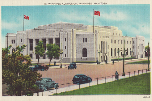 Civic Auditorium Post Card (ca. 1933)