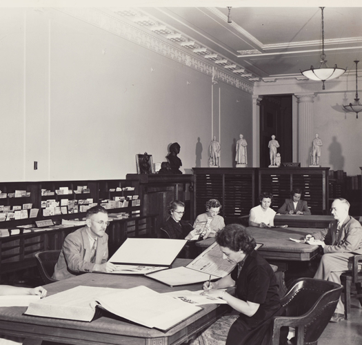 Legislative Building Reading Room (ca. 1950)