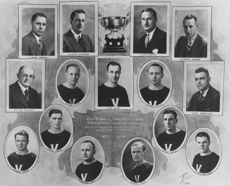 Le Victoria Hockey Club, 1927-1928 