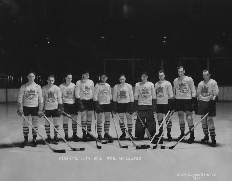 Le Winnipeg Hockey Club à Atlantic City, au New Jersey, en 1932  