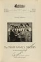 Trapp Family Singers programme