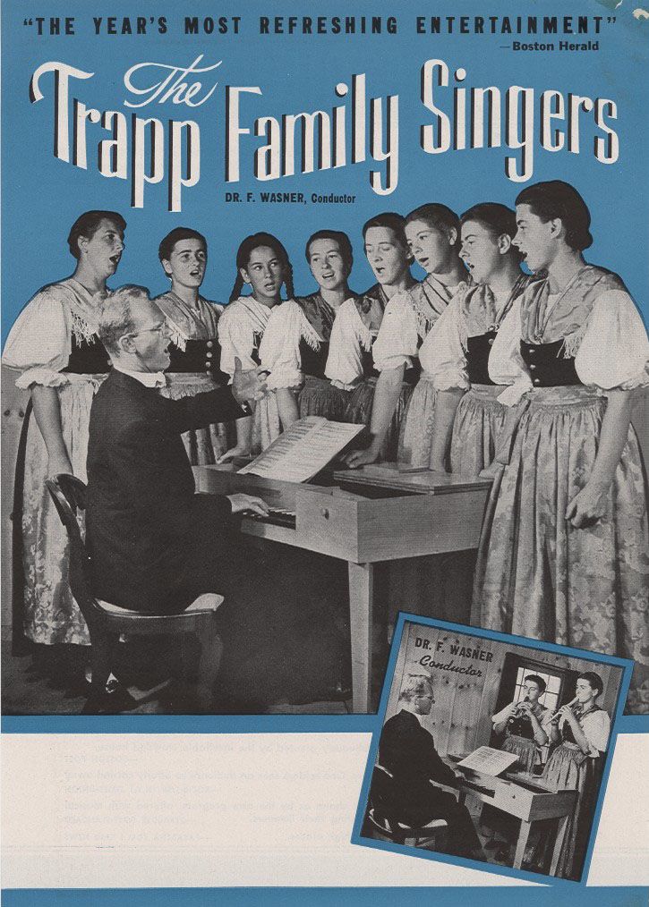 Prospectus chanteurs de la famille Trapp