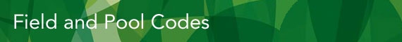 Field and Pool Codes