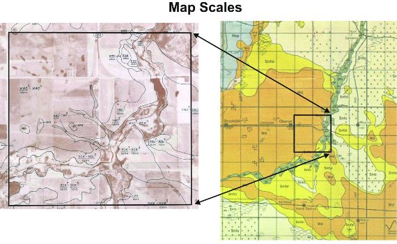 Comparison of soils information on same land parcel