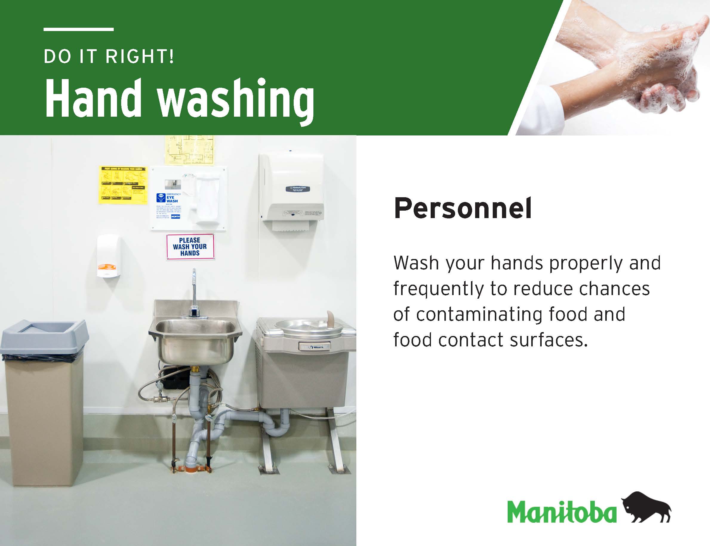 Hand washing poster part 1.