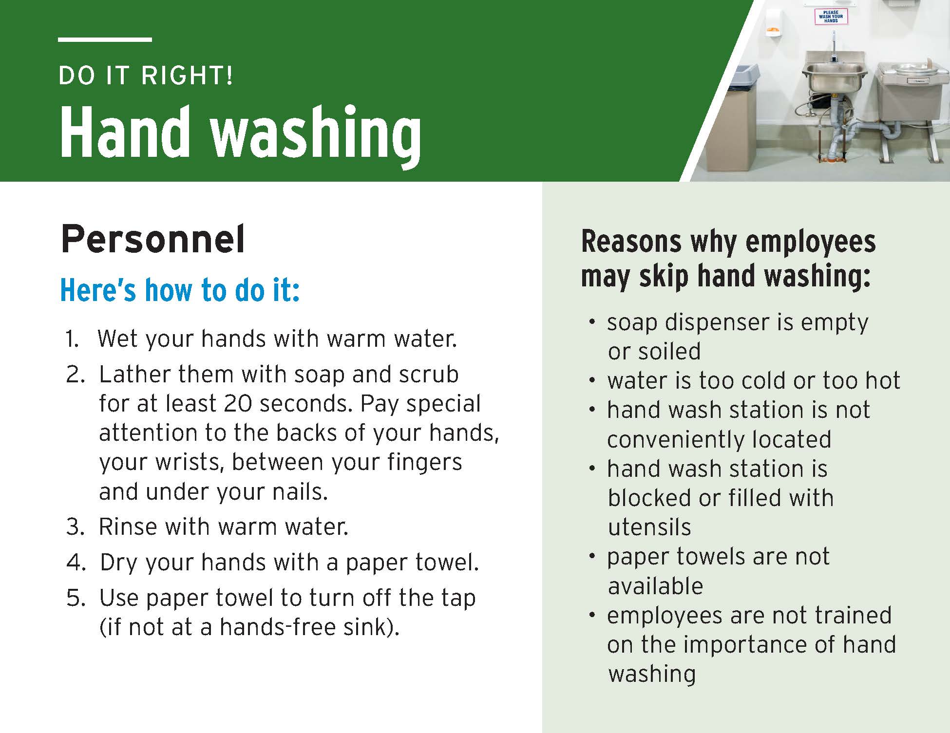 Hand washing poster part 2, how to wash your hands..