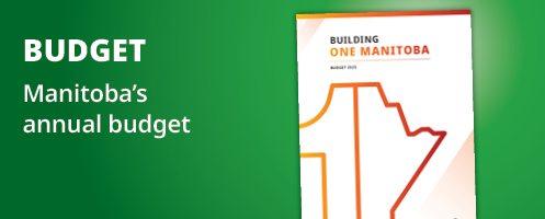Budget. Manitoba's annual budget.
