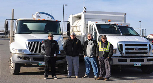 Norway House Cree Nation Water and Sewer Trucks