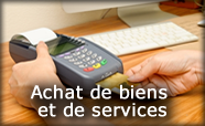 Achat de biens et de services