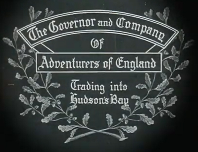 text: The Governor and Company Of Adventurers of England Trading into Hudsons Bay