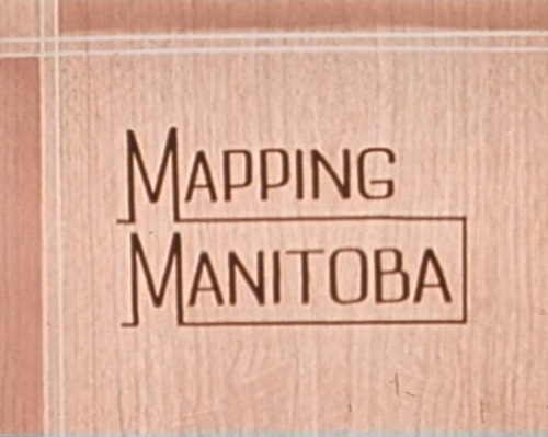 Mapping Manitoba written on the screen