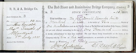 Photo of Bridge Stock Certificate