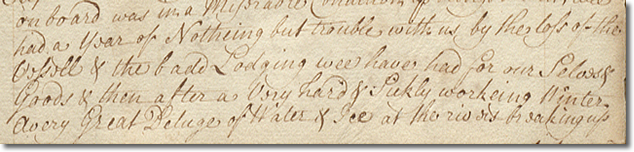 a page of Knight’s letter to W. C. Stanton dated June 30, 1715