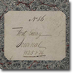 cover of Francis Heron's journal