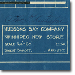 Les bleus confectionnés pour Compagnie de la Baie d'Hudson Winnipeg