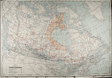 Map of Canada, 1914