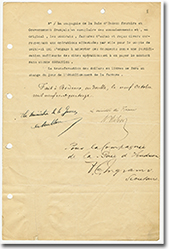 agreement, page 3, written in French