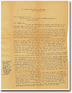 Lettre d'Isaac Cowie à William Cowie, 25 janvier 1916. Archives  de la Compagnie de la Baie d'Hudson, Archives du Manitoba. Fonds Isaac Cowie.