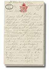 undated letter with 2 pages