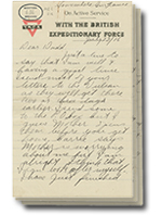 la 23 juillet 1916 lettre avec 3 pages